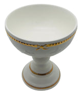 Royal Victoria Ceramic Footed Candy Bowl 13.5cm*16.5cm, White/Gold - Al Kabayel Discount CentreRoyal Victoria Ceramic Footed Candy Bowl 13.5cm*16.5cm, White/GoldCandy ServersROYAL VICTORIAAl Kabayel Discount Centre