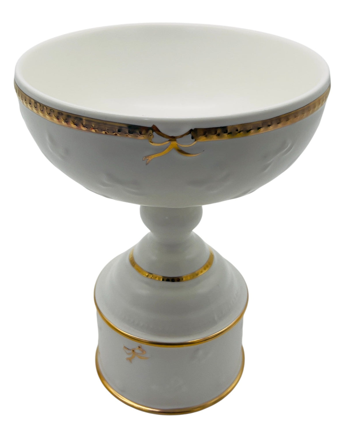 Royal Victoria Ceramic Footed Candy Bowl 17.5cm*23cm, White/Gold - Al Kabayel Discount CentreRoyal Victoria Ceramic Footed Candy Bowl 17.5cm*23cm, White/GoldCandy ServersROYAL VICTORIAAl Kabayel Discount Centre