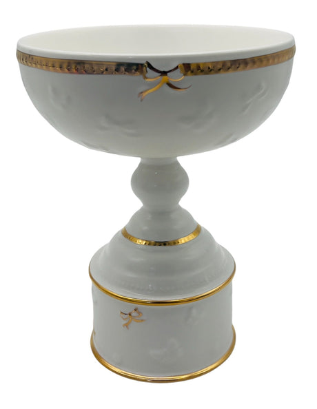 Royal Victoria Ceramic Footed Candy Bowl 17.5cm*23cm, White/Gold - Al Kabayel Discount CentreRoyal Victoria Ceramic Footed Candy Bowl 17.5cm*23cm, White/GoldCandy ServersROYAL VICTORIAAl Kabayel Discount Centre