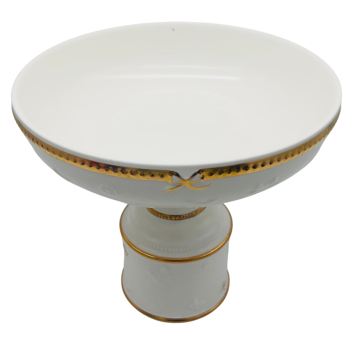 Royal Victoria Ceramic Footed Candy Bowl 28cm*25cm, White/Gold - Al Kabayel Discount CentreRoyal Victoria Ceramic Footed Candy Bowl 28cm*25cm, White/GoldCandy ServersROYAL VICTORIAAl Kabayel Discount Centre