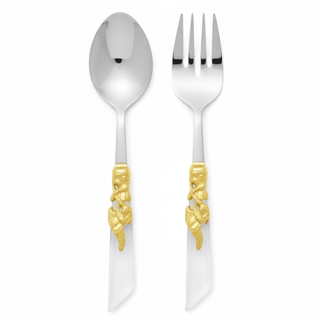 Royal Victoria Elegant Stainless Steel Silver Salad Serving Set (2 pcs) – Classic Stylish Kitchen Utensils 28×30 cm - Al Kabayel Discount CentreRoyal Victoria Elegant Stainless Steel Silver Salad Serving Set (2 pcs) – Classic Stylish Kitchen Utensils 28×30 cmSpatulas And SpoonsROYAL VICTORIAAl Kabayel Discount Centre