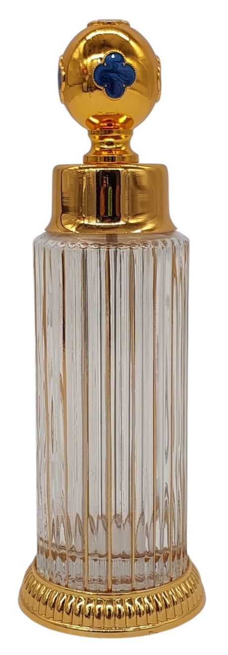 Royal Victoria Glass Perfume Bottle 100ml, Gold/Blue - Al Kabayel Discount CentreRoyal Victoria Glass Perfume Bottle 100ml, Gold/BlueHome Décor AccentsROYAL VICTORIAAl Kabayel Discount Centre