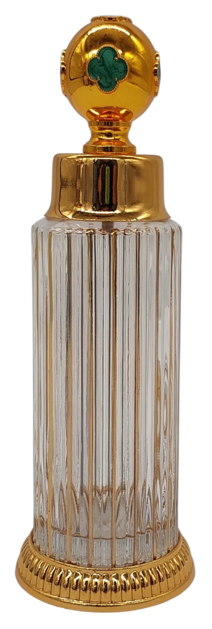 Royal Victoria Glass Perfume Bottle 100ml, Gold/Green - Al Kabayel Discount CentreRoyal Victoria Glass Perfume Bottle 100ml, Gold/GreenHome Décor AccentsROYAL VICTORIAAl Kabayel Discount Centre