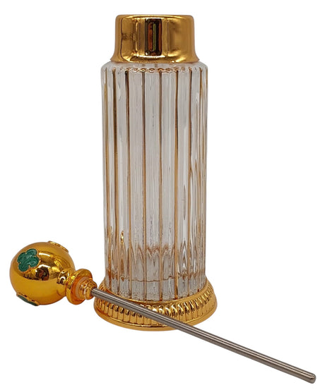 Royal Victoria Glass Perfume Bottle 100ml, Gold/Green - Al Kabayel Discount CentreRoyal Victoria Glass Perfume Bottle 100ml, Gold/GreenHome Décor AccentsROYAL VICTORIAAl Kabayel Discount Centre