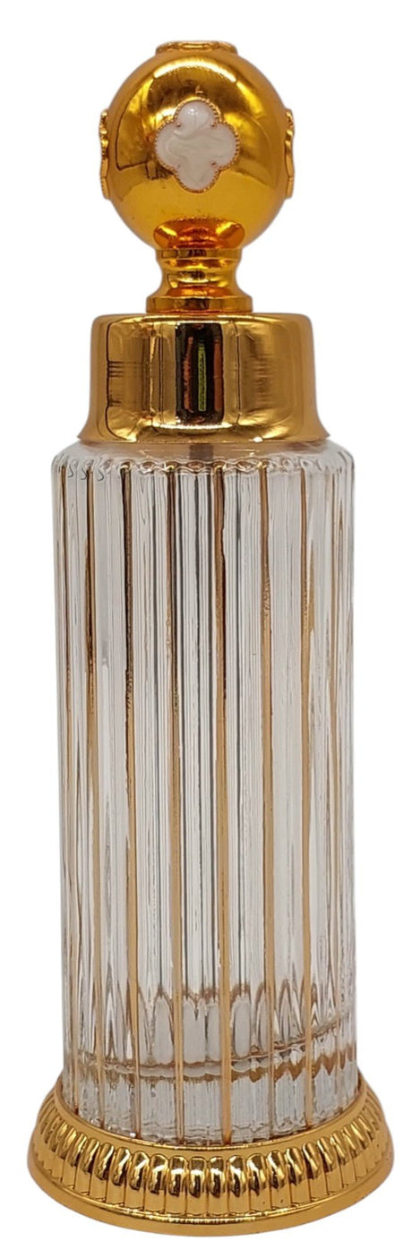 Royal Victoria Glass Perfume Bottle 100ml, Gold/White - Al Kabayel Discount CentreRoyal Victoria Glass Perfume Bottle 100ml, Gold/WhiteHome Décor AccentsROYAL VICTORIAAl Kabayel Discount Centre