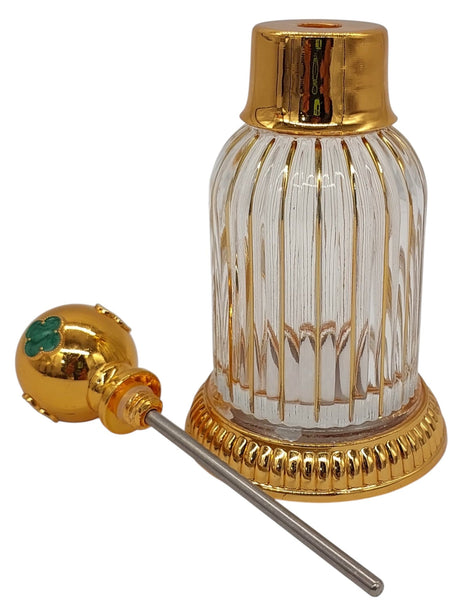 Royal Victoria Glass Perfume Bottle 75ml, Gold/Green - Al Kabayel Discount CentreRoyal Victoria Glass Perfume Bottle 75ml, Gold/GreenHome Décor AccentsROYAL VICTORIAAl Kabayel Discount Centre