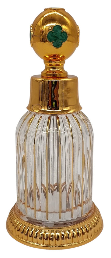 Royal Victoria Glass Perfume Bottle 75ml, Gold/Green - Al Kabayel Discount CentreRoyal Victoria Glass Perfume Bottle 75ml, Gold/GreenHome Décor AccentsROYAL VICTORIAAl Kabayel Discount Centre