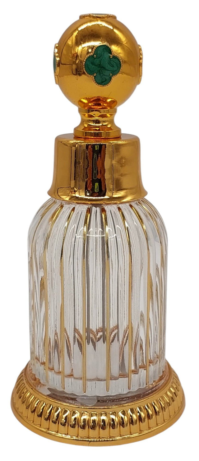 Royal Victoria Glass Perfume Bottle 75ml, Gold/Green - Al Kabayel Discount CentreRoyal Victoria Glass Perfume Bottle 75ml, Gold/GreenHome Décor AccentsROYAL VICTORIAAl Kabayel Discount Centre