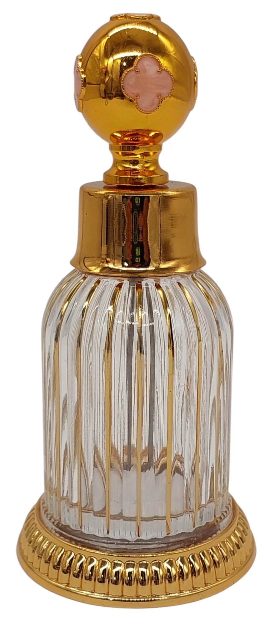 Royal Victoria Glass Perfume Bottle 75ml, Gold/Pink - Al Kabayel Discount CentreRoyal Victoria Glass Perfume Bottle 75ml, Gold/PinkHome Décor AccentsROYAL VICTORIAAl Kabayel Discount Centre