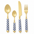 Royal Victoria Gold Cutlery Set with Blue & White Handles (24 Pieces) for Stylish Dining Setup - Al Kabayel Discount CentreRoyal Victoria Gold Cutlery Set with Blue & White Handles (24 Pieces) for Stylish Dining SetupSpatulas And SpoonsROYAL VICTORIAAl Kabayel Discount Centre