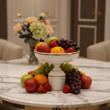 Royal Victoria Grand White Ceramic Footed Fruit Bowl Large Decorative Serving Bowl 28×28cm - Al Kabayel Discount CentreRoyal Victoria Grand White Ceramic Footed Fruit Bowl Large Decorative Serving Bowl 28×28cmBowlsROYAL VICTORIAAl Kabayel Discount Centre