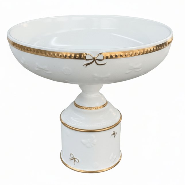 Royal Victoria Grand White Ceramic Footed Fruit Bowl Large Decorative Serving Bowl 28×28cm - Al Kabayel Discount CentreRoyal Victoria Grand White Ceramic Footed Fruit Bowl Large Decorative Serving Bowl 28×28cmBowlsROYAL VICTORIAAl Kabayel Discount Centre