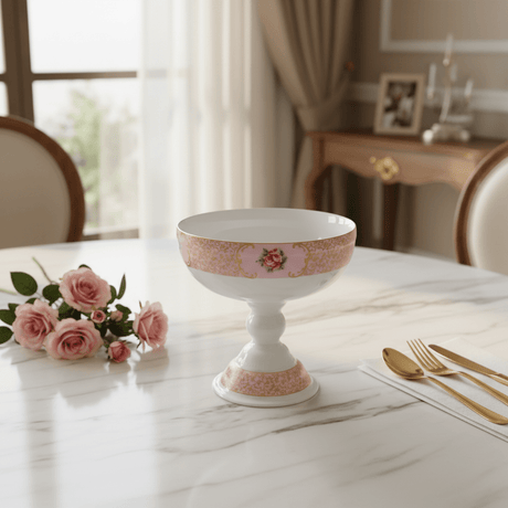 Royal Victoria Pink Ceramic Fruit Bowl 18×24 cm Elegant Serving Bowl for Fruits & Table Display - Al Kabayel Discount CentreRoyal Victoria Pink Ceramic Fruit Bowl 18×24 cm Elegant Serving Bowl for Fruits & Table DisplayServing TraysROYAL VICTORIAAl Kabayel Discount Centre