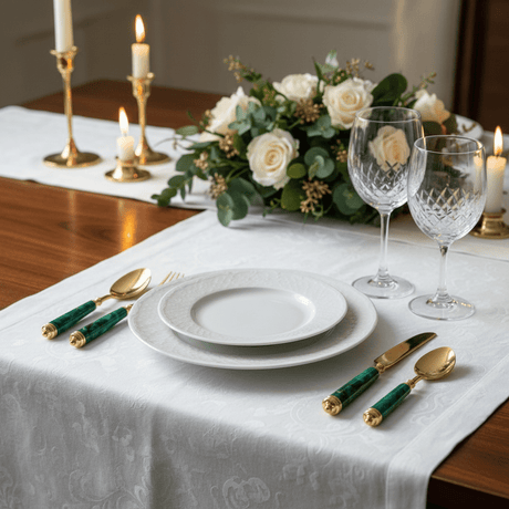 Royal Victoria Premium Gold & Green 24 - Piece Cutlery Set for Fine Dining (Knife, Spoon, Fork & Teaspoon) - Al Kabayel Discount CentreRoyal Victoria Premium Gold & Green 24 - Piece Cutlery Set for Fine Dining (Knife, Spoon, Fork & Teaspoon)Spatulas And SpoonsROYAL VICTORIAAl Kabayel Discount Centre