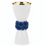 Royal Victoria White and Gold Ceramic Incense Burner with Blue Flower Design Luxury Decor 23cm - Al Kabayel Discount CentreRoyal Victoria White and Gold Ceramic Incense Burner with Blue Flower Design Luxury Decor 23cmIncense BurnerROYAL VICTORIAAl Kabayel Discount Centre