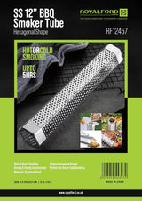 ROYALFORD 12" Stainless Steel BBQ Smoker Tube 31cm*5.5cm*5cm - RF12457 - Al Kabayel Discount CentreROYALFORD 12" Stainless Steel BBQ Smoker Tube 31cm*5.5cm*5cm - RF12457Kitchen Utensils & GadgetsROYALFORDAl Kabayel Discount Centre