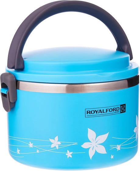 Royalford 1L Lunch Box – Leak - Proof & Airtight Lid Food Storage Container – Stainless Steel Inner, Durable, Non - Toxic And Extended Fastening Lid Design – Portable And Dishwasher Safe , Assorted Color - Al Kabayel Discount CentreRoyalford 1L Lunch Box – Leak - Proof & Airtight Lid Food Storage Container – Stainless Steel Inner, Durable, Non - Toxic And Extended Fastening Lid Design – Portable And Dishwasher Safe , Assorted ColorLunch BoxROYALFORDAl Kabayel Discount Centre