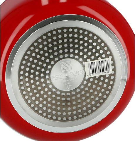 Royalford 20cm Non - Stick Ceramic Casserole with Glass Lid – Durable Red Finish (RF6438) - Al Kabayel Discount CentreRoyalford 20cm Non - Stick Ceramic Casserole with Glass Lid – Durable Red Finish (RF6438)CasserolesROYALFORDAl Kabayel Discount Centre