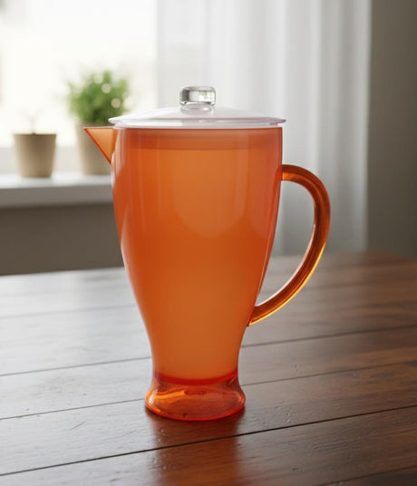 Royalford 2.1 Litre Acrylic Jug Orange Color – Strong Handle, Spill - Free Lid & Ideal for Serving Cold Beverages - Al Kabayel Discount CentreRoyalford 2.1 Litre Acrylic Jug Orange Color – Strong Handle, Spill - Free Lid & Ideal for Serving Cold BeveragesJugsROYALFORDAl Kabayel Discount Centre
