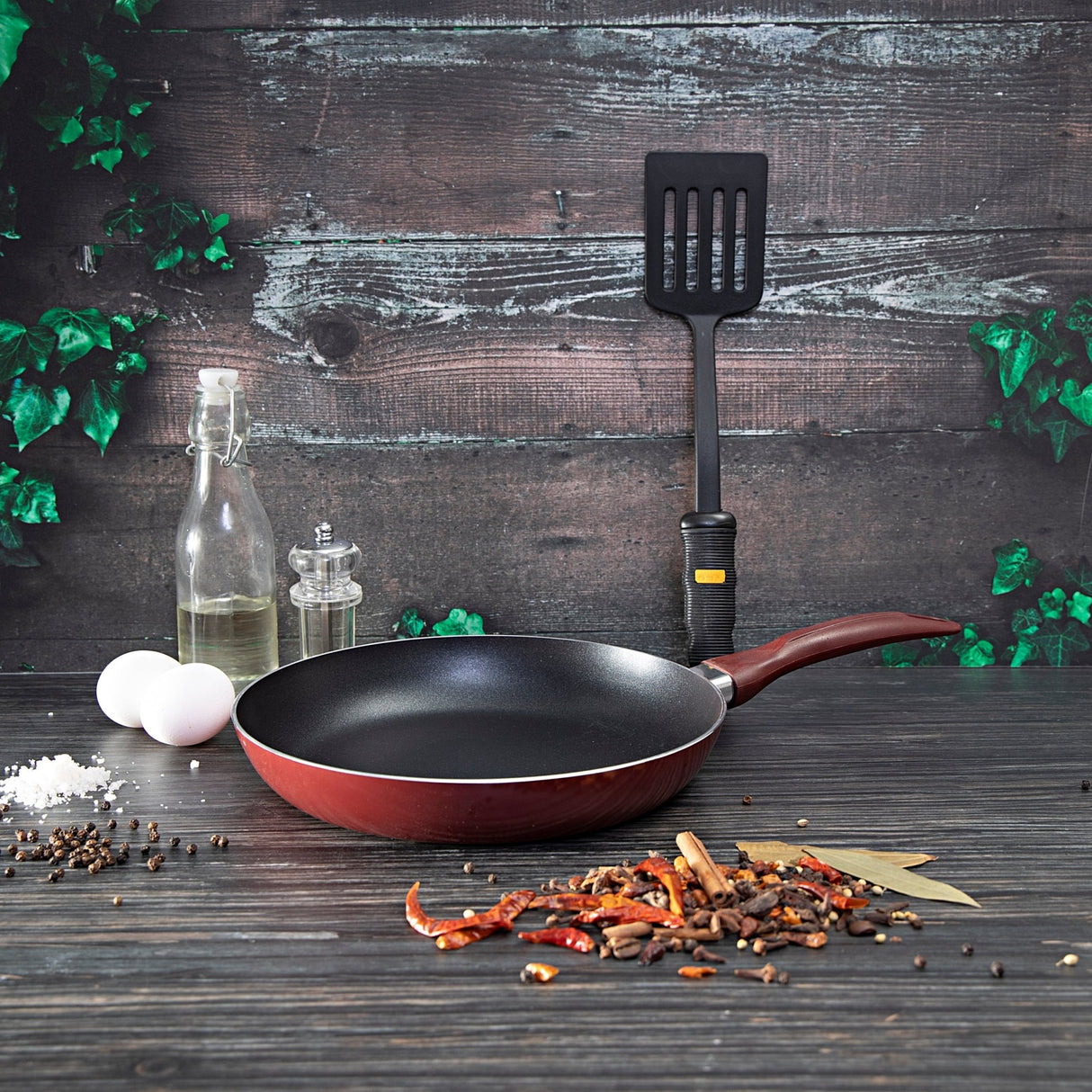 ROYALFORD 26cm Non - Stick Fry Pan with Nylon Turner - Al Kabayel Discount CentreROYALFORD 26cm Non - Stick Fry Pan with Nylon TurnerFrying Pans & SkilletsROYALFORDAl Kabayel Discount Centre