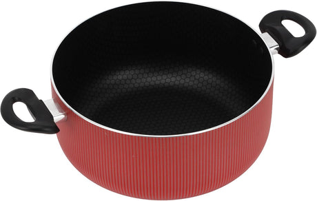 Royalford 28cm Honeycomb Non - Stick Casserole with Lid – Multi - Cook Compatible (RF12891) - Al Kabayel Discount CentreRoyalford 28cm Honeycomb Non - Stick Casserole with Lid – Multi - Cook Compatible (RF12891)CasserolesROYALFORDAl Kabayel Discount Centre