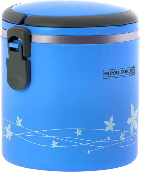 ROYALFORD 2in1 Lunch Box 1.8 Liter, Stainless Steel, Blue - RF5650BL - Al Kabayel Discount CentreROYALFORD 2in1 Lunch Box 1.8 Liter, Stainless Steel, Blue - RF5650BLFood ContainersROYALFORDAl Kabayel Discount Centre