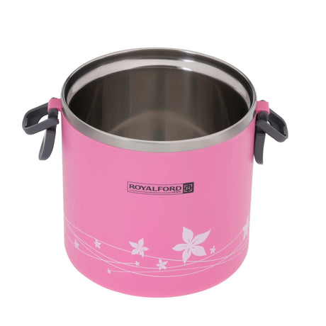 ROYALFORD 2in1 Lunch Box 1.8 Liter, Stainless Steel, Pink - RF5650PN - Al Kabayel Discount CentreROYALFORD 2in1 Lunch Box 1.8 Liter, Stainless Steel, Pink - RF5650PNFood ContainersROYALFORDAl Kabayel Discount Centre