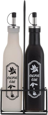 Royalford 2pc Glass Bottle with Stand 250ml+250ml, RF10674 - Al Kabayel Discount CentreRoyalford 2pc Glass Bottle with Stand 250ml+250ml, RF10674Cookware AccessoriesROYALFORDAl Kabayel Discount Centre