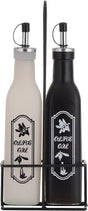 Royalford 2pc Glass Bottle with Stand 250ml+250ml, RF10674 - Al Kabayel Discount CentreRoyalford 2pc Glass Bottle with Stand 250ml+250ml, RF10674Cookware AccessoriesROYALFORDAl Kabayel Discount Centre