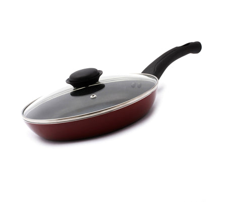 ROYALFORD 3 Layer Non - Stick Coating Fry Pan with Glass Lid 28cm - Al Kabayel Discount CentreROYALFORD 3 Layer Non - Stick Coating Fry Pan with Glass Lid 28cmFrying Pans & SkilletsROYALFORDAl Kabayel Discount Centre