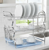 ROYALFORD 3 - Layer Wall Hanging Dish Rack – Heavy Duty Aluminum Kitchen Organizer, 66.5 x 26 x 47.7 cm - Al Kabayel Discount CentreROYALFORD 3 - Layer Wall Hanging Dish Rack – Heavy Duty Aluminum Kitchen Organizer, 66.5 x 26 x 47.7 cmOrganizers & AccessoriesROYALFORDAl Kabayel Discount Centre