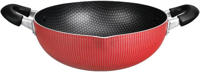 Royalford 30cm Honeycomb Non - Stick Kadai Wok – Durable Aluminium with Bakelite Handles (RF12894) - Al Kabayel Discount CentreRoyalford 30cm Honeycomb Non - Stick Kadai Wok – Durable Aluminium with Bakelite Handles (RF12894)WoksROYALFORDAl Kabayel Discount Centre