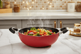 Royalford 30cm Honeycomb Non - Stick Kadai Wok – Durable Aluminium with Bakelite Handles (RF12894) - Al Kabayel Discount CentreRoyalford 30cm Honeycomb Non - Stick Kadai Wok – Durable Aluminium with Bakelite Handles (RF12894)WoksROYALFORDAl Kabayel Discount Centre