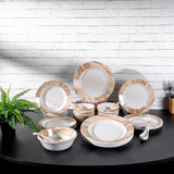 Royalford 32pcs Melamineware Dinner Set Includes Deep and Side Plates, Serving and Rice Bowls and Soup Spoons Dishwasher - Safe and Freezer - Friendly Food - Grade - RF12510 - Al Kabayel Discount CentreRoyalford 32pcs Melamineware Dinner Set Includes Deep and Side Plates, Serving and Rice Bowls and Soup Spoons Dishwasher - Safe and Freezer - Friendly Food - Grade - RF12510Dinnerware SetsROYALFORDAl Kabayel Discount Centre