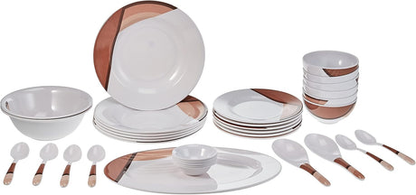 Royalford 35-Piece Melamine Ware Dinner Set – RF6972 - Al Kabayel Discount CentreRoyalford 35-Piece Melamine Ware Dinner Set – RF6972Dinnerware SetsROYALFORDAl Kabayel Discount Centre