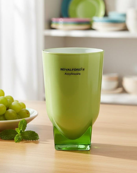 Royalford 350ml Premium Acrylic Tumbler Green Color – Strong, Elegant & Perfect for Cold Beverages - Al Kabayel Discount CentreRoyalford 350ml Premium Acrylic Tumbler Green Color – Strong, Elegant & Perfect for Cold BeveragesTumblerROYALFORDAl Kabayel Discount Centre
