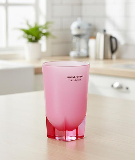 Royalford 350ml Premium Acrylic Tumbler Pink Color – Stylish, Lightweight & Ideal for Daily Use and Parties - Al Kabayel Discount CentreRoyalford 350ml Premium Acrylic Tumbler Pink Color – Stylish, Lightweight & Ideal for Daily Use and PartiesTumblerROYALFORDAl Kabayel Discount Centre