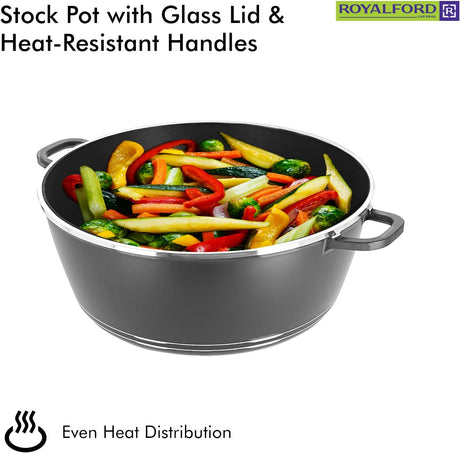 Royalford 36cm Die Cast Casserole (Classic) – Premium Cooking Pot - Al Kabayel Discount CentreRoyalford 36cm Die Cast Casserole (Classic) – Premium Cooking PotCasserolesROYALFORDAl Kabayel Discount Centre