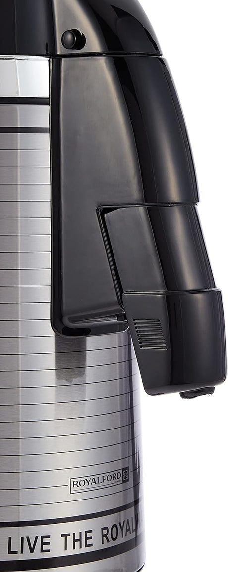 Royalford 3L Vacuum Flask - Heat Insulated Thermos for Keeping Hot/Cold Long Hour Heat/Cold Retention, Multi - Walled, Hot Water, Tea, Beverage | Ideal for Social Occasion, Commercial & Outings - Al Kabayel Discount CentreRoyalford 3L Vacuum Flask - Heat Insulated Thermos for Keeping Hot/Cold Long Hour Heat/Cold Retention, Multi - Walled, Hot Water, Tea, Beverage | Ideal for Social Occasion, Commercial & OutingsThermosROYALFORDAl Kabayel Discount Centre