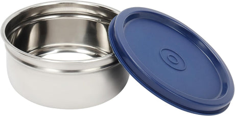 Royalford 3pcs Stainless Steel Lunch Box with Carry Bag RF13042 Insulated Construction 350ml each BPA - Free, Airtight Silicone Lids to Keep Food Fresh Spoon Included - Al Kabayel Discount CentreRoyalford 3pcs Stainless Steel Lunch Box with Carry Bag RF13042 Insulated Construction 350ml each BPA - Free, Airtight Silicone Lids to Keep Food Fresh Spoon IncludedLunch BoxROYALFORDAl Kabayel Discount Centre