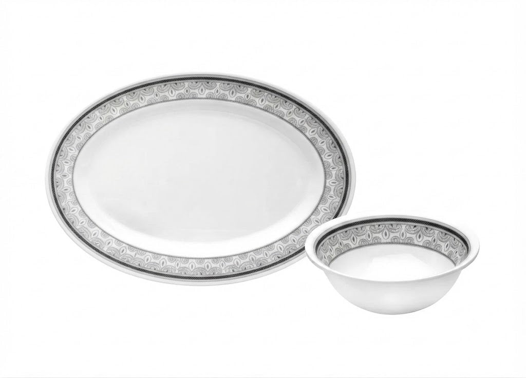 Royalford 40-Piece Melamine Ware Dinner Set – RF6721 - Al Kabayel Discount CentreRoyalford 40-Piece Melamine Ware Dinner Set – RF6721Dinnerware SetsROYALFORDAl Kabayel Discount Centre