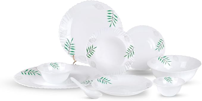 Royalford 42pcs Opalware Dinner Set Includes Serving Platters, Dinner, Soup and Desserts Plates, Side Bowls and Spoons Dishwasher - Safe, Freezer and Microwave Safe, RF12882 - Al Kabayel Discount CentreRoyalford 42pcs Opalware Dinner Set Includes Serving Platters, Dinner, Soup and Desserts Plates, Side Bowls and Spoons Dishwasher - Safe, Freezer and Microwave Safe, RF12882Dinnerware SetsROYALFORDAl Kabayel Discount Centre