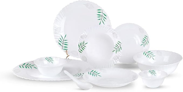 Royalford 42pcs Opalware Dinner Set Includes Serving Platters, Dinner, Soup and Desserts Plates, Side Bowls and Spoons Dishwasher - Safe, Freezer and Microwave Safe, RF12882 - Al Kabayel Discount CentreRoyalford 42pcs Opalware Dinner Set Includes Serving Platters, Dinner, Soup and Desserts Plates, Side Bowls and Spoons Dishwasher - Safe, Freezer and Microwave Safe, RF12882Dinnerware SetsROYALFORDAl Kabayel Discount Centre
