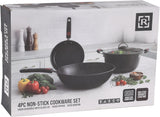 Royalford 4pcs Non-Stick Cookware Set RF13173 - Al Kabayel Discount CentreRoyalford 4pcs Non-Stick Cookware Set RF13173Cookware SetROYALFORDAl Kabayel Discount Centre