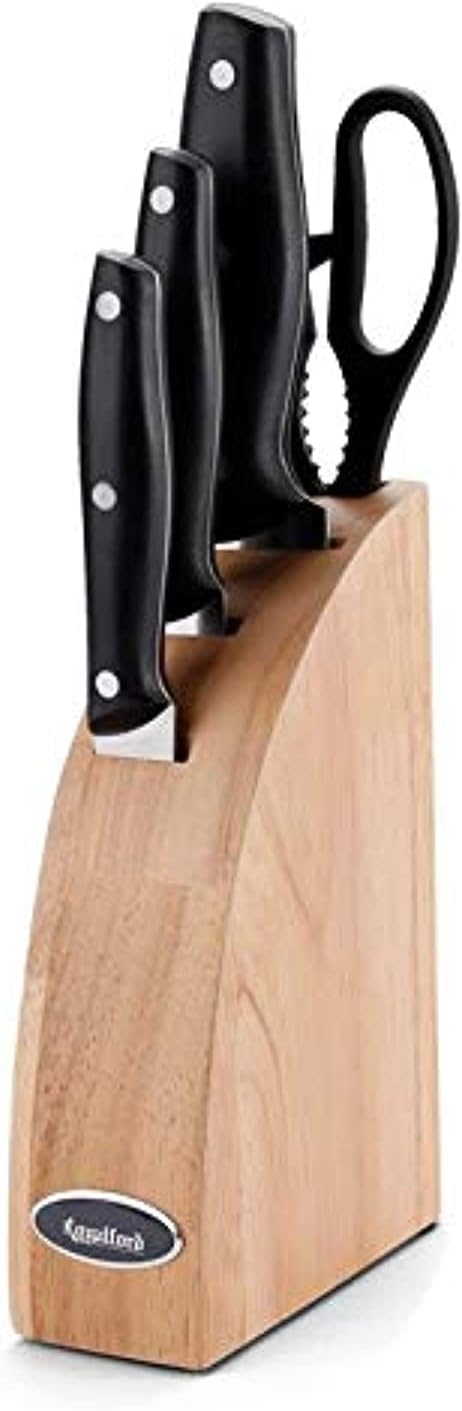 Royalford 5 - Piece Kitchen Tool & Knife Set with Portable Block – Multi - Use Set (RF7011) - Al Kabayel Discount CentreRoyalford 5 - Piece Kitchen Tool & Knife Set with Portable Block – Multi - Use Set (RF7011)Kitchen Utensils & GadgetsROYALFORDAl Kabayel Discount Centre