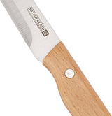 Royalford 5" Utility Knife RF12095 Stainless Steel Blades with Wooden Handle Food Grade Dishwasher Safe Kitchen Tool - Al Kabayel Discount CentreRoyalford 5" Utility Knife RF12095 Stainless Steel Blades with Wooden Handle Food Grade Dishwasher Safe Kitchen ToolKitchen Utensils & GadgetsROYALFORDAl Kabayel Discount Centre