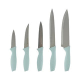 ROYALFORD 6pcs Knives Set with Holder(3.5" Paring Knife, 5" Utility Knife, 8" Slicer Knife, 8" Chef Knife, 4.5" Steak Knife, PP+TPR Knife Holder 11cm*23cm), Extra - Sharp Stainless Steel Blades and PP Handles - Al Kabayel Discount CentreROYALFORD 6pcs Knives Set with Holder(3.5" Paring Knife, 5" Utility Knife, 8" Slicer Knife, 8" Chef Knife, 4.5" Steak Knife, PP+TPR Knife Holder 11cm*23cm), Extra - Sharp Stainless Steel Blades and PP HandlesCookware AccessoriesROYALFORDAl Kabayel Discount Centre