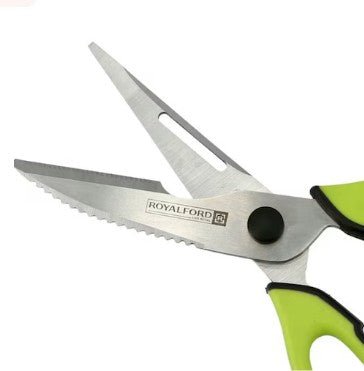 Royalford 7 - In - 1 Multipurpose Scissors Silver/Yellow/BlackÂ  - Al Kabayel Discount CentreRoyalford 7 - In - 1 Multipurpose Scissors Silver/Yellow/BlackÂ Kitchen Utensils & GadgetsROYALFORDAl Kabayel Discount Centre