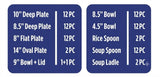 Royalford 70-Piece Melamine Ware Dinner Set (RF12675) - Al Kabayel Discount CentreRoyalford 70-Piece Melamine Ware Dinner Set (RF12675)Dinnerware SetsROYALFORDAl Kabayel Discount Centre