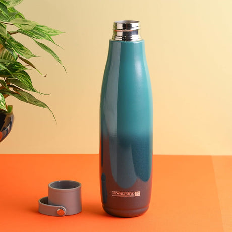 Royalford 700ML Water Bottle RF12183 Stainless Steel Double Wall Insulated thermos Bottle Hot Cold Water Flask Sports Bottle for Indoor and Outdoor Unbreakable Leak - proof Light weight Assorted Colors - Al Kabayel Discount CentreRoyalford 700ML Water Bottle RF12183 Stainless Steel Double Wall Insulated thermos Bottle Hot Cold Water Flask Sports Bottle for Indoor and Outdoor Unbreakable Leak - proof Light weight Assorted ColorsThermosROYALFORDAl Kabayel Discount Centre